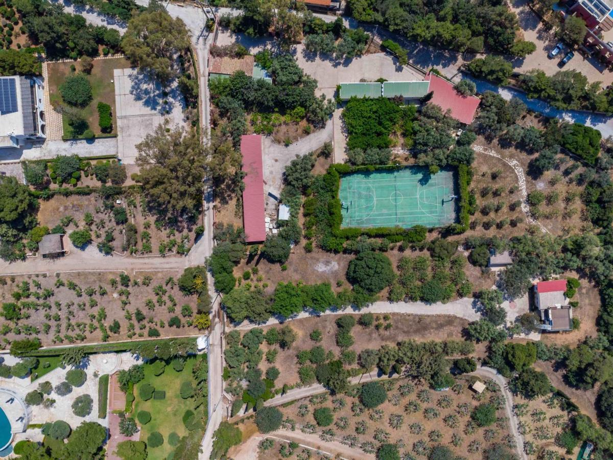 Black Diamond Beachfront Pool Villa Pasithea In Sounio, Athens Kap Kap Sounion Exterior foto