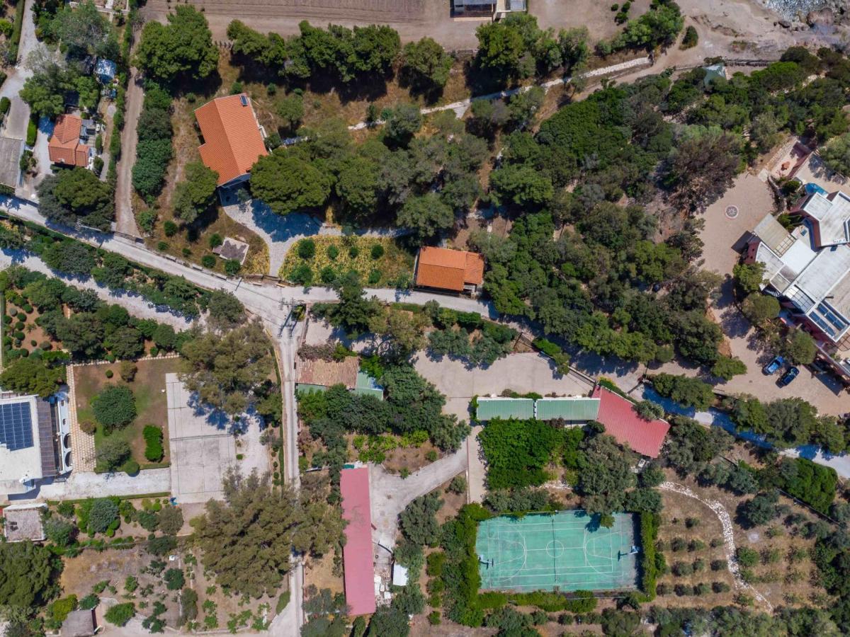 Black Diamond Beachfront Pool Villa Pasithea In Sounio, Athens Kap Kap Sounion Exterior foto